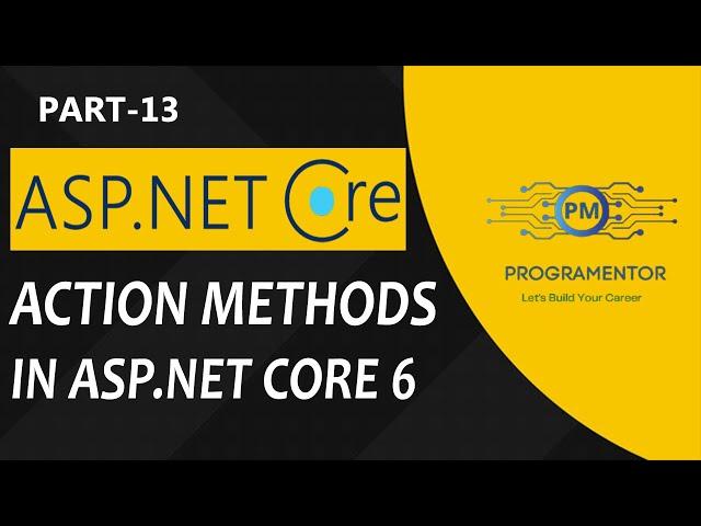 13 | Action Method In ASP.NET Core 6 | IActionResult In ASP.NET Core | ActionResult MVC (Hindi/Urdu)