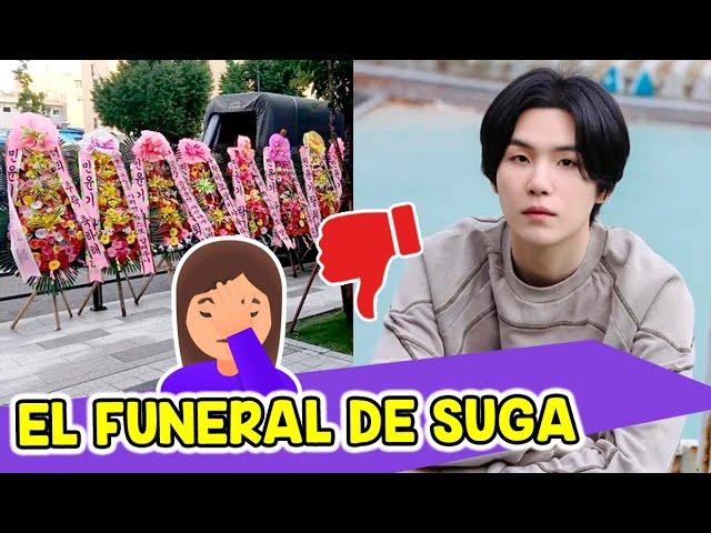 ¡FURIA TOTAL! Corea despide a Suga con un funeral de flores!