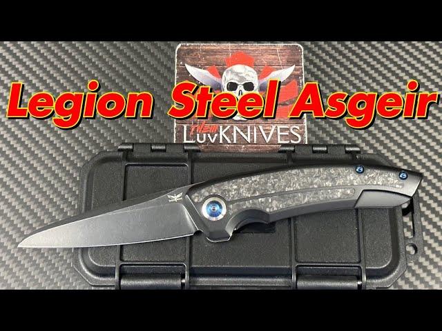 Legion Steel Knives “Asgeir”  New knife brand from knife maker Marshall Noble !