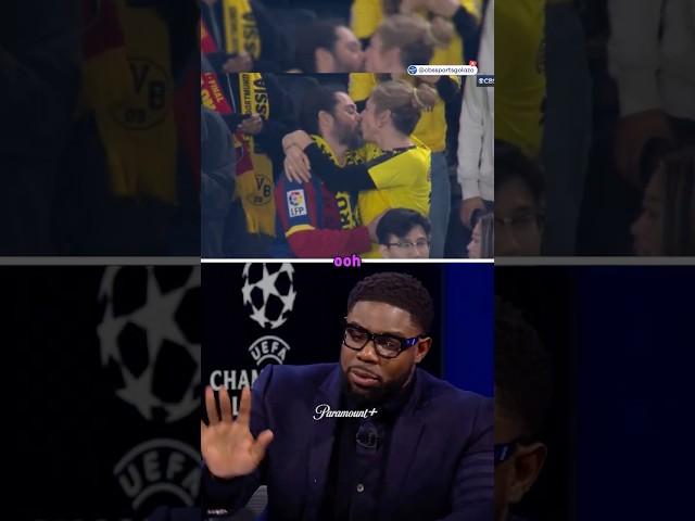 Dortmund and Barcelona Fans Share Kiss | UCL Today | CBS Sports Golazo