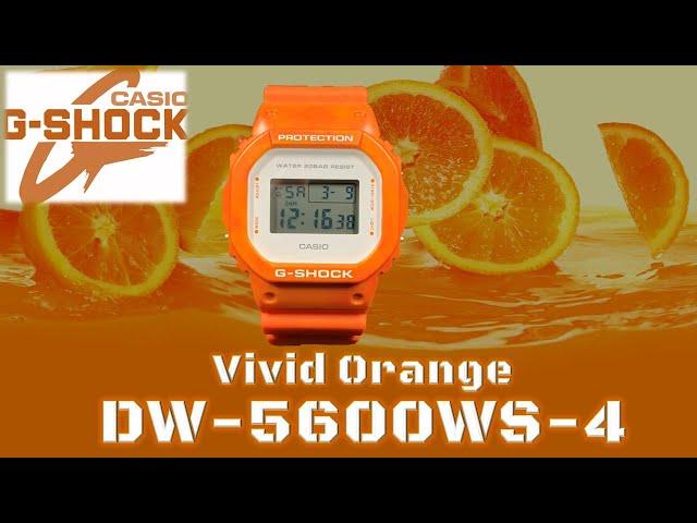 Casio G-Shock DW5600WS Vivid Orange