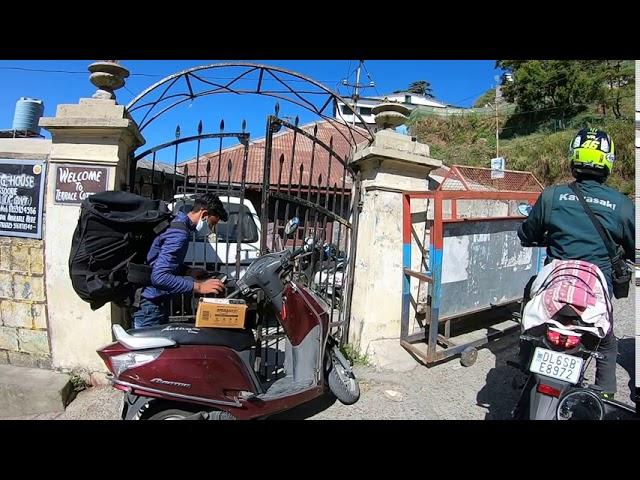 inside landour sister Bazar in Mussoorie | road condition | local market | near by places