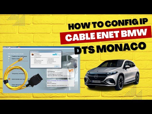 How to config Cable ENET BMW with DTS Monaco 8.16