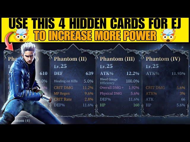 Use This Cards For (Endless Judgement) To Get More Power  Devil May Cry Peak Of Combat