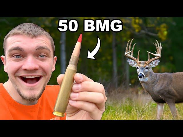 I Hunted Deer with a 50 Cal Sniper Rifle!