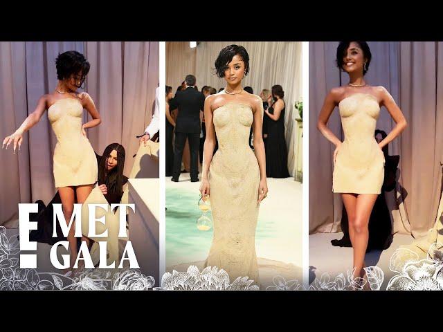 See Tyla Get CUT OUT of Her Met Gala Dress in Behind-the-Scenes Video | 2024 Met Gala