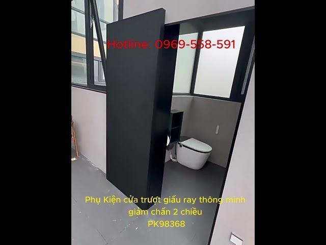 Phụ Kiện cửa trượt giấu ray thông minh giảm chấn 2 chiều PK98368