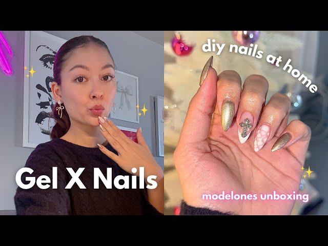 Let's do DIY gel x nails at home ˚୨୧⋆｡˚ ⋆ | EASY + beginner friendly