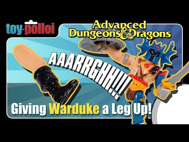 Repairing the Legs on vintage Warduke -Advanced Dungeons and Dragons - Toy Polloi