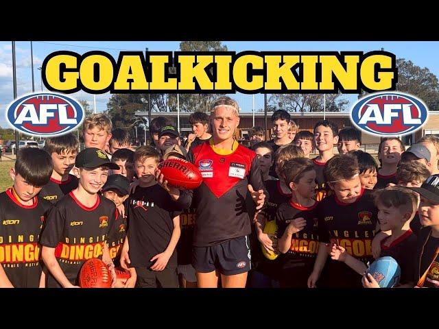 AFL GOAL KICKING CHALLENGE VS 100 SUBSCRIBERS!