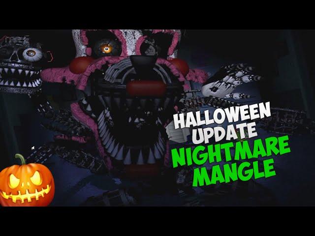 СКРИМЕР КОШМАРНОЙ МАНГЛ! - Nightmare Mangle Jumpscare - FNAF 4 (Halloween Edition)