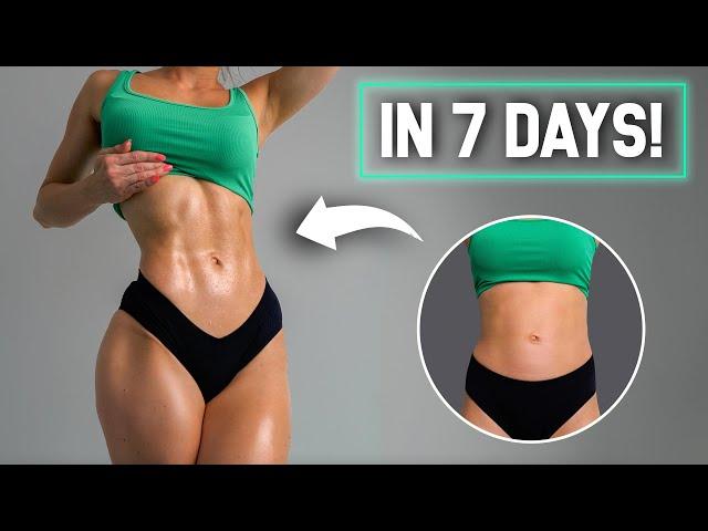 7 Min | 7 Days | 7 Exercises to GET DEFINED ABS - Intense Abs Challenge, No Equipment, At Home