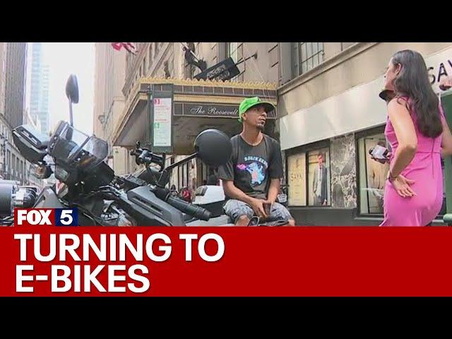 NYC migrants turn to e-bikes, food delivery to make ends meet