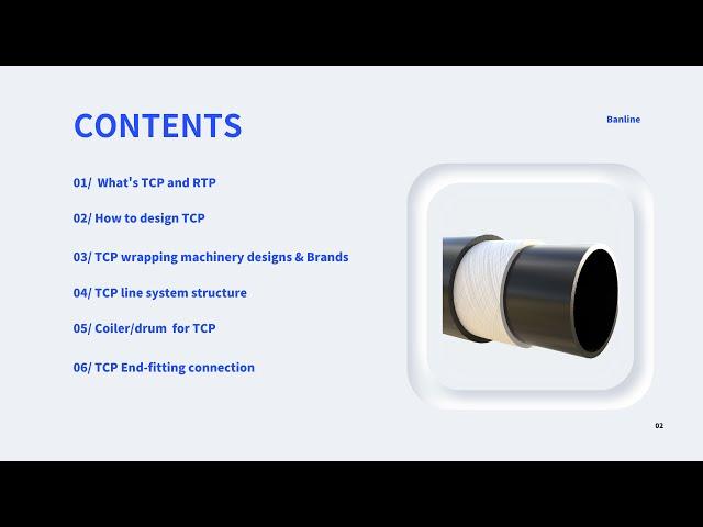 Fiberglass tape TCP/RTP pipe & machinery design - Part 01