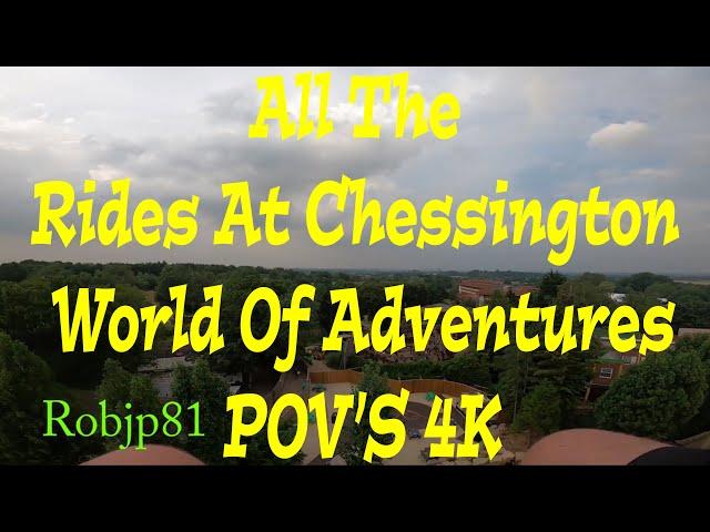 All The Rides At Chessington World Of Adventures POV 4K