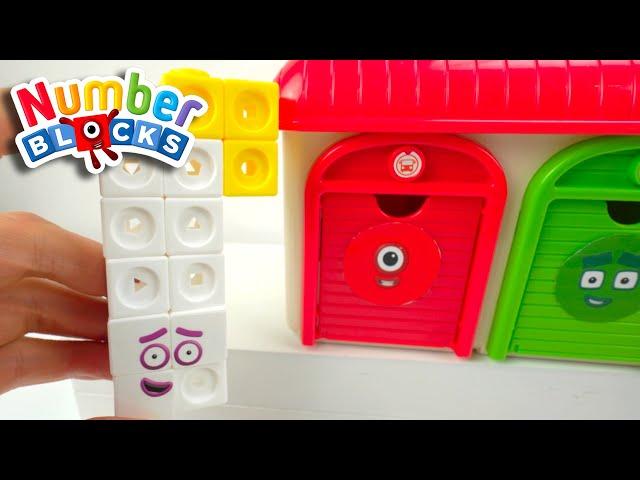 Numberblock 13 Builds his Numberblock Friends and Best Num Num Blocks Learning Toys Compilation