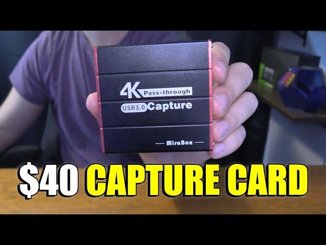 The Best Budget Capture Card! MiraBox USB 3.0 1080p 60fps Capture Card with 4k Passthrough!