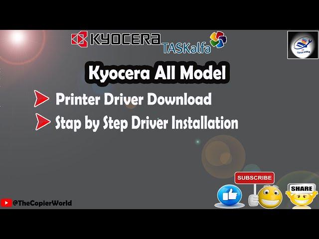 How To Install Kyocera Printer Drivers || How To Install Printer Without CD/DVD Driver