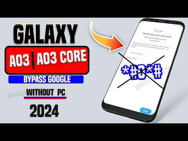 Finally Without PCSamsung A03 Core Frp Bypass  | Remove Google Account Bypass A03 | Without *#0*# .
