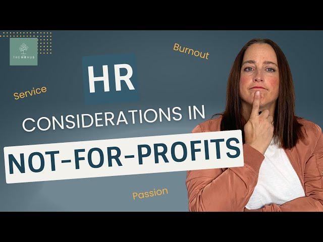 Not For Profit Organizations - HR & Culture