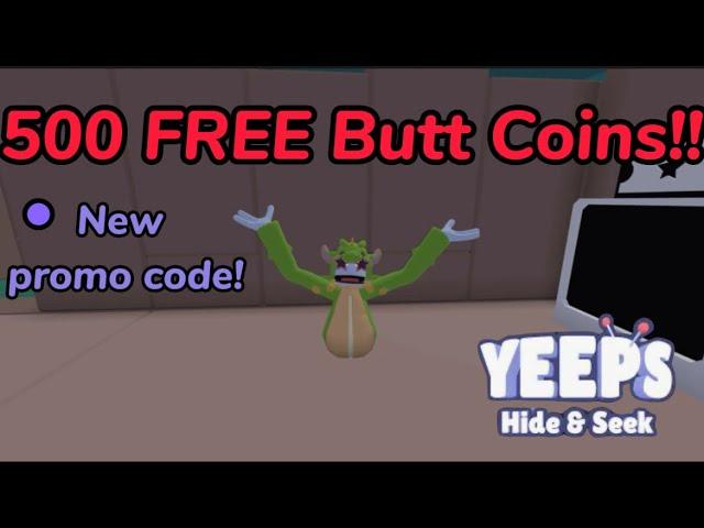 How to get 500 FREE butt coins in Yeeps hide and seek! (New promo code)