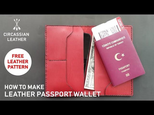 FREE PASSPORT LONG WALLET TEMPLATE PDF FILE - DOWNLOAD