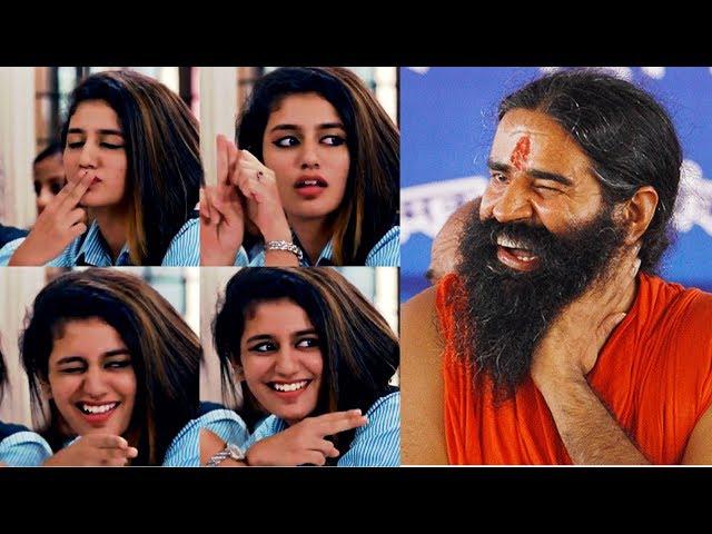 Priya Prakash Varrier Baba Ramdev Video | Must Watch Viral Video | Mano Ya Na Mano