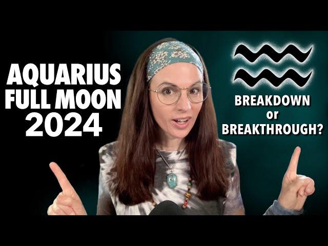 Aquarius Full Moon 2024: August Astrology is wild