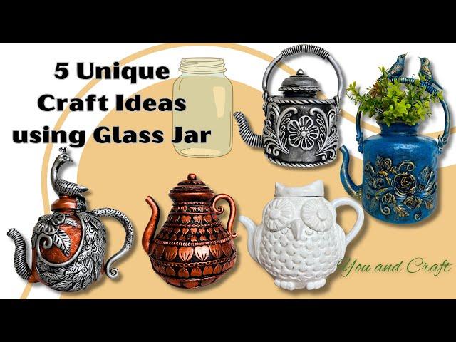 5 Unique Craft Ideas using Glass Jar