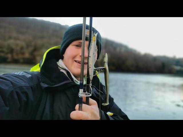 SOFT VS HARD plastic lures - SIB fishing in wild winter conditions