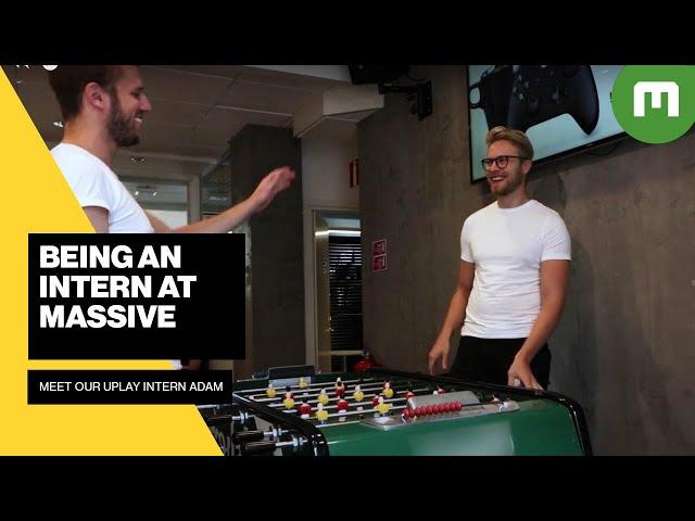 Working as an intern at Massive Entertainment - Meet Adam from Uplay