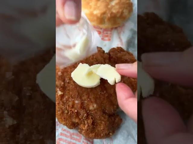 Honey Butter Chicken Biscuit Hack at McDonalds // Food Hacks