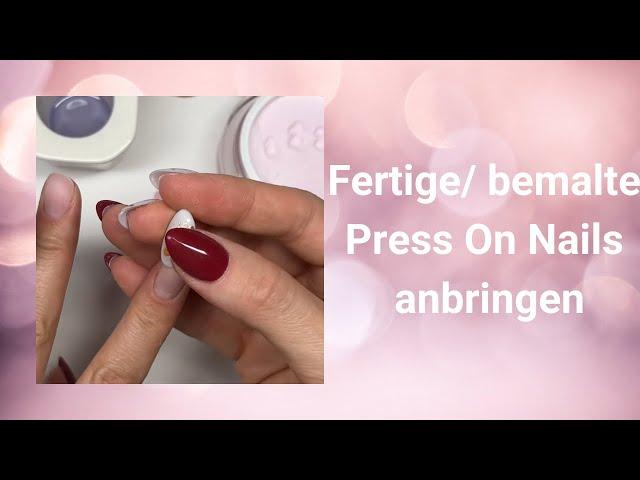 Fertige Press On Nails anbringen | Mimi made it