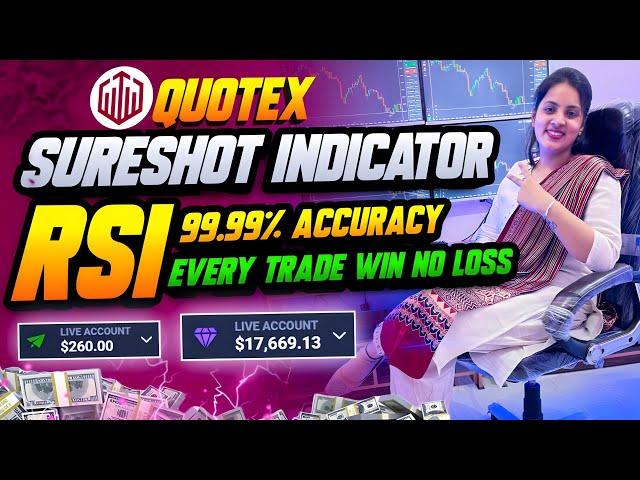 Biggest Trading Secret Sureshot binary options strategy best Indicator RSI Every Trade Win #quotex