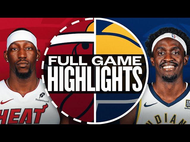 HEAT at PACERS | FULL GAME HIGHLIGHTS | November 17, 2024