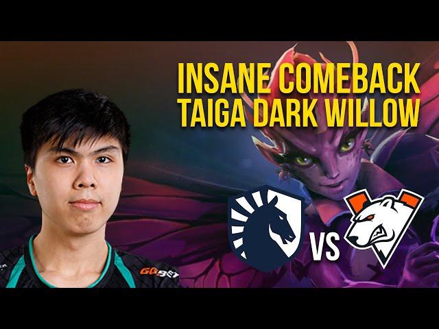 INSANE DARK WILLOW BASE DEFENSE by Liquid Taiga - Liquid VS Virtus Pro