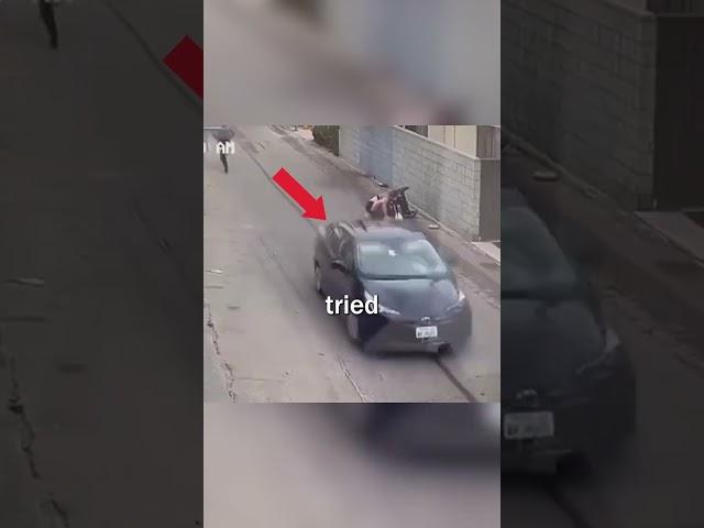 Good Samaritan Stops Suspect From Running Away #shorts