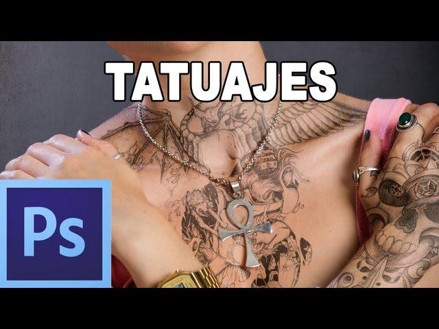 Cómo poner un tatuaje realista en photoshop - Tutorial Photoshop en Español