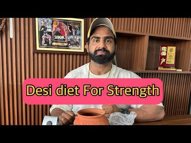 Desi diet For Strength For Power Try krke dekho for gain and size #desidiet #gains #indianfood