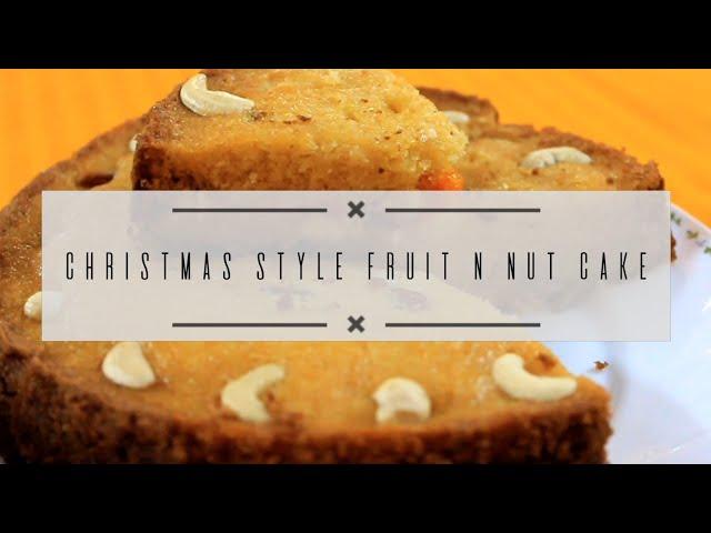 Special Christmas Style Fruit N Nut Cake| Super Soft Fruit Cake | Dry Fruit Cake| No Oven Cake|