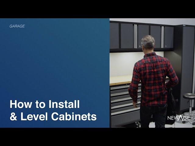 Garage | How to Install & Level Cabinets