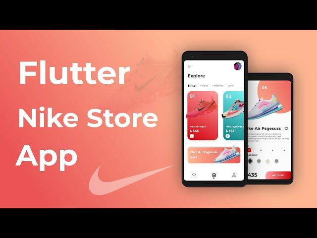 Flutter Nike Store App UI Concept - Speed Code