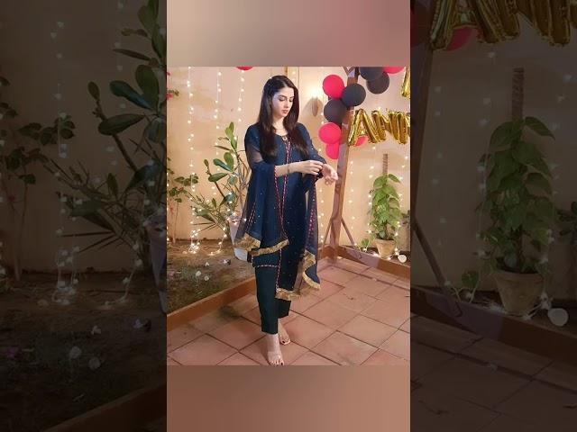 Sana Javed's Sister Hina Javed on Set of her Upcoming Drama.