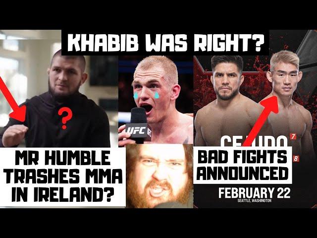 Khabib TRASHES Irish MMA? Edwards vs JDM? Cejudo vs Song? Font vs Cruz? MMA News Reaction