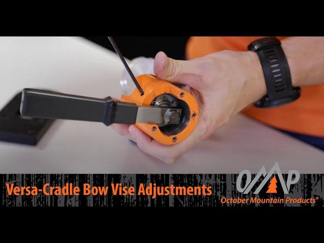 Versa-Cradle Bow Vise Adjustments | October Mountain Products