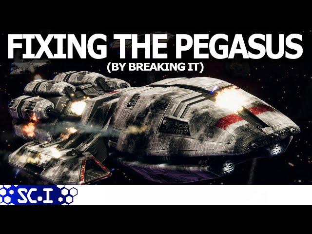 How to FIX the Battlestar Pegasus, by breaking it first