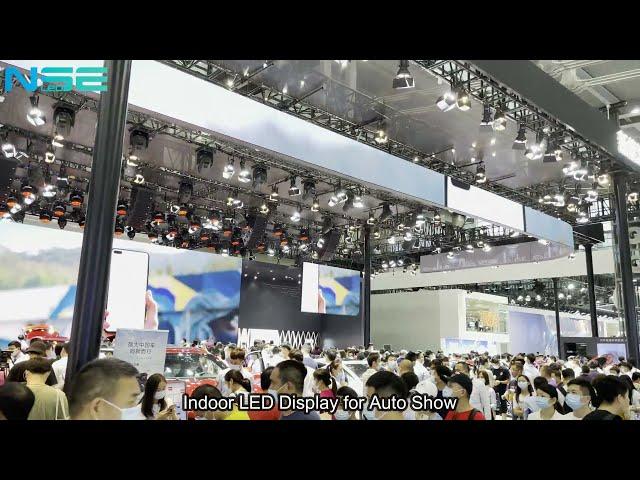 LED rental display -- High Definition Indoor LED Screen for Car Exhibition