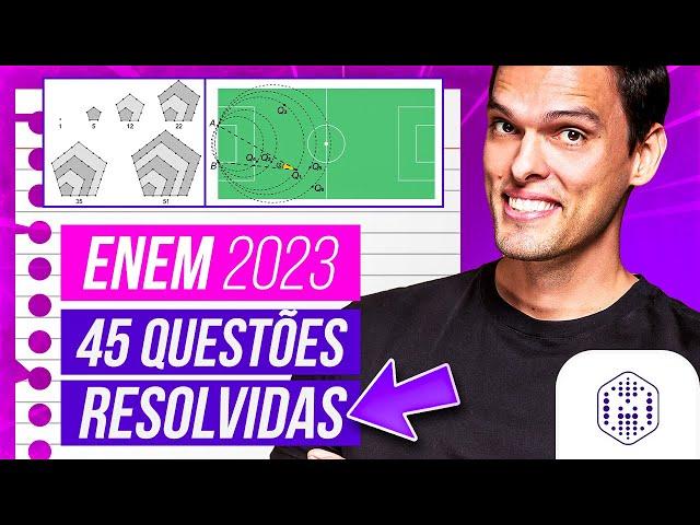 Rumo aos 900+ | As 45 QUESTÕES do Enem 2023
