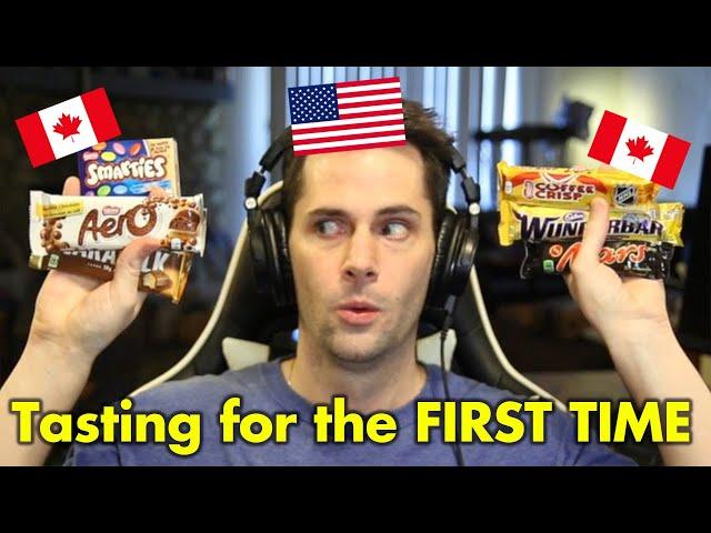 American Tries Popular Canadian Candy