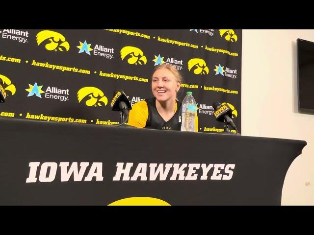 Sydney Affolter previews Iowa women’s basketball vs. Kansas